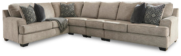 Bovarian Stone Chenille 4-Piece Sectional - image 1