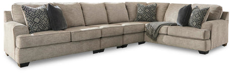 Bovarian Stone Chenille 4-Piece Sectional - image 1