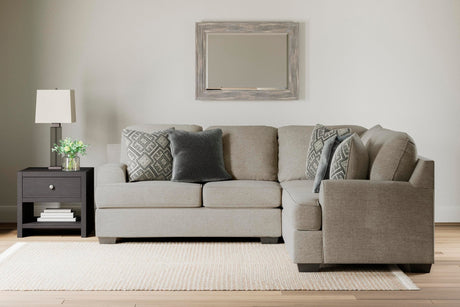 Bovarian Stone Chenille 2-Piece Sectional - image 1