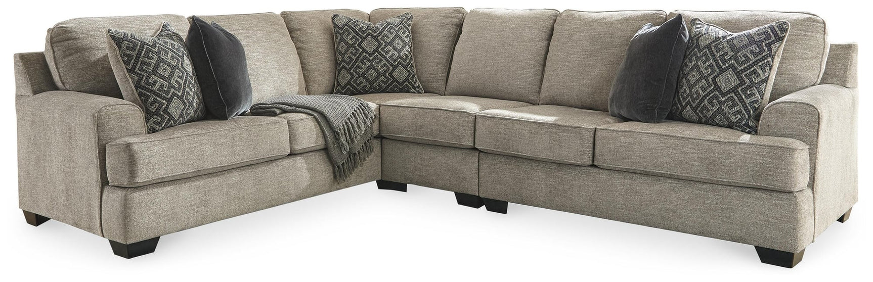 Bovarian Stone 3-Piece Sectional with Ottoman - image 3