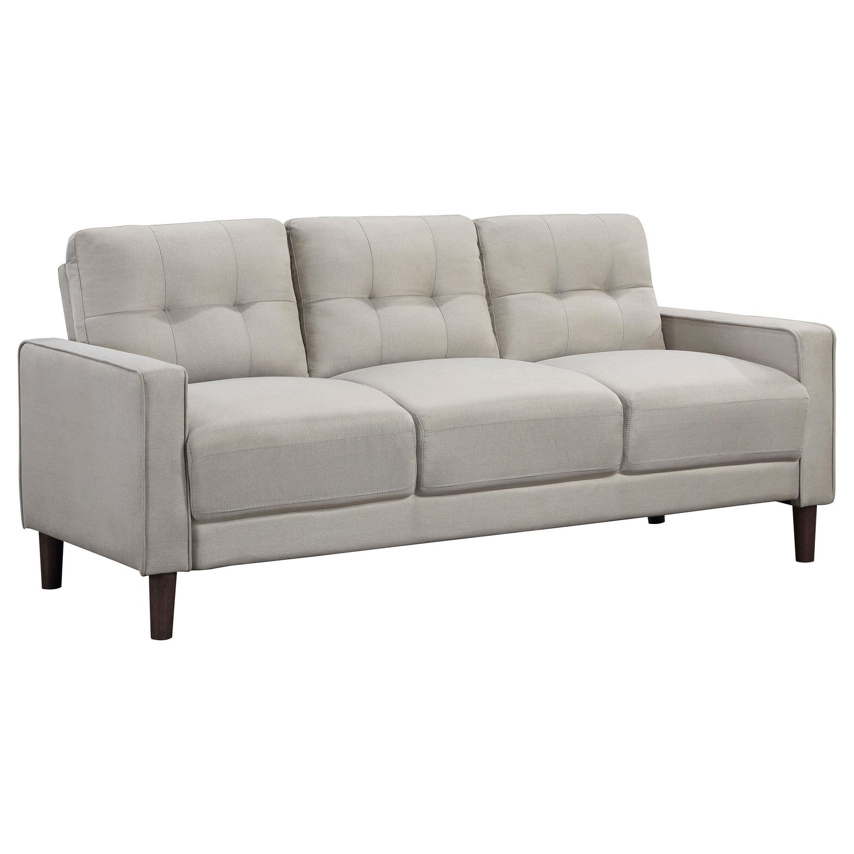 Bowen 3-piece sofa set side view showing track arm
