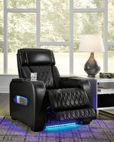 main view of Boyington Black Leather Power Recliner recliner