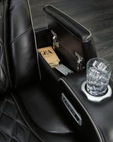 main view of Boyington Black Leather Power Recliner recliner