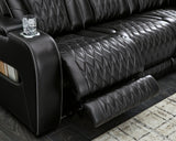 Reclining loveseat interior cushions and frame