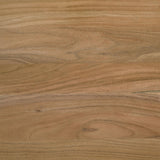Dining table top with unique acacia wood grain patterns in natural finish
