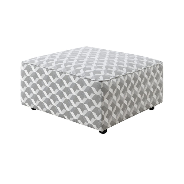 Brady Fabric Ottoman from Decor Furniture