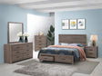 Brantford Barrel Oak Storage Bedroom Set bed main view