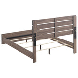 Top down view showing bed rails and frame