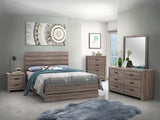 Brantford collection King Bed styled in bedroom setting