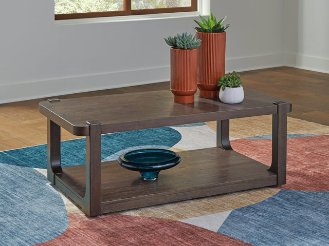 Breckington Dark Brown Coffee Table from Decor Furniture