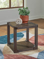 Breckington Dark Brown End Table from Decor Furniture
