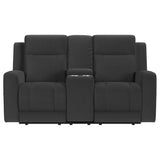 Brentwood loveseat reclining mechanism detail