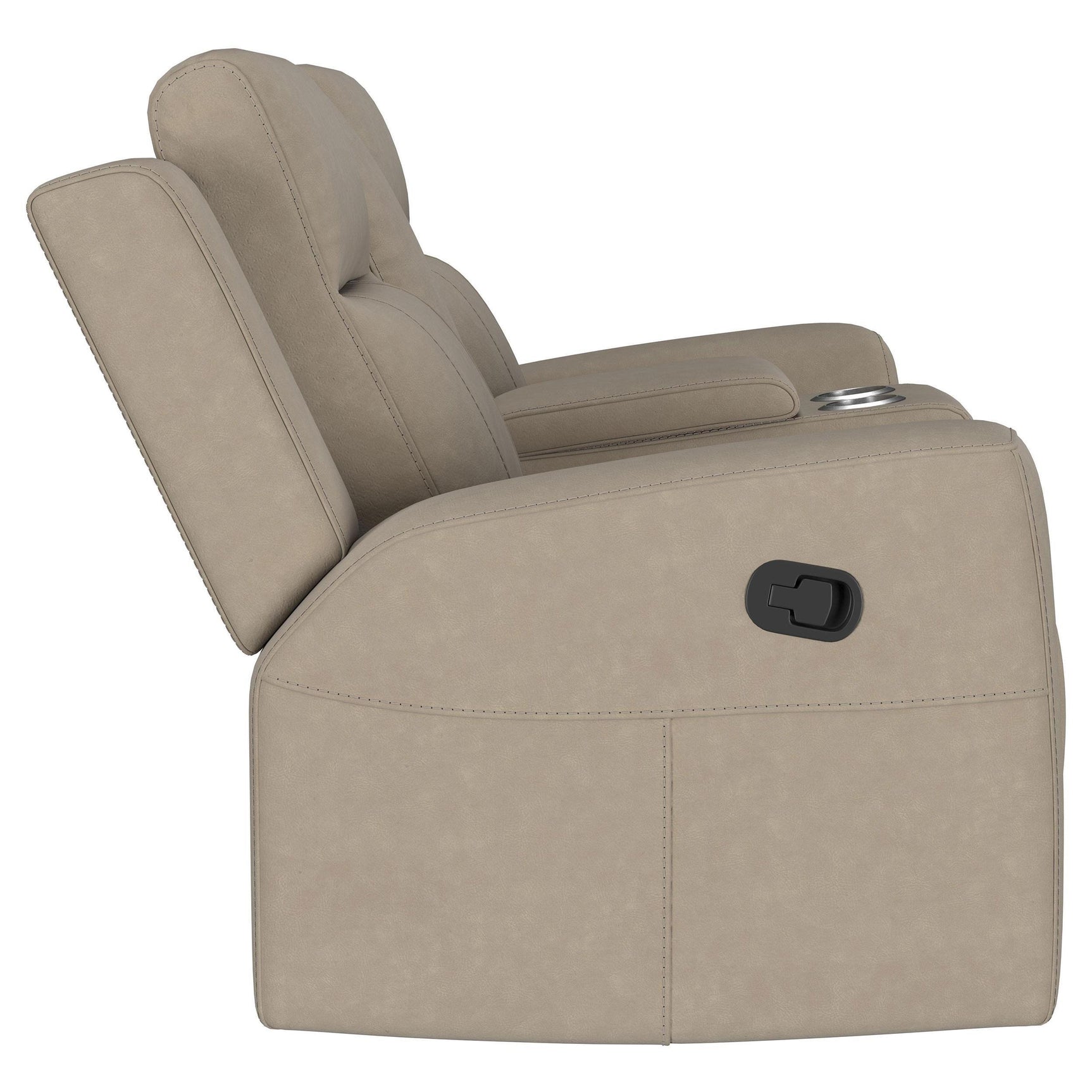 Living room setup with Brentwood reclining sofa set