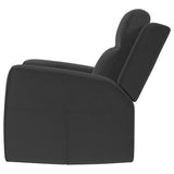 Close-up of Brentwood recliner chair leatherette upholstery