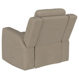 Brentwood chair showing wall hugger mechanism