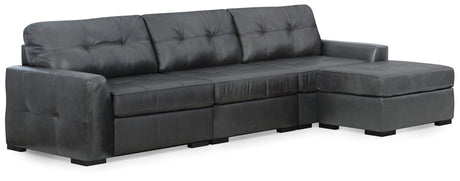 Brindley Fog Pier 3-Piece Sectional with Ottoman - image 2