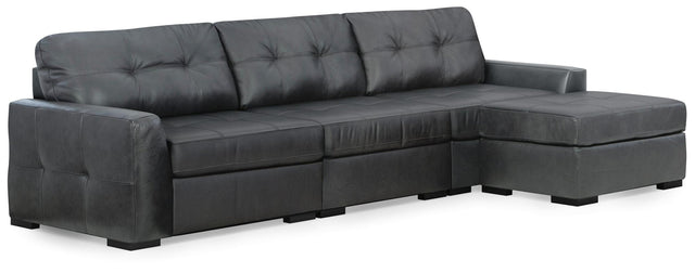 Brindley Fog Pier 3-Piece Sectional with Ottoman - image 2