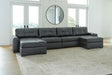 Brindley Fog Pier 4-Piece Sectional with Ottoman - image 1