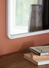 Brocky Mirror displayed above console table