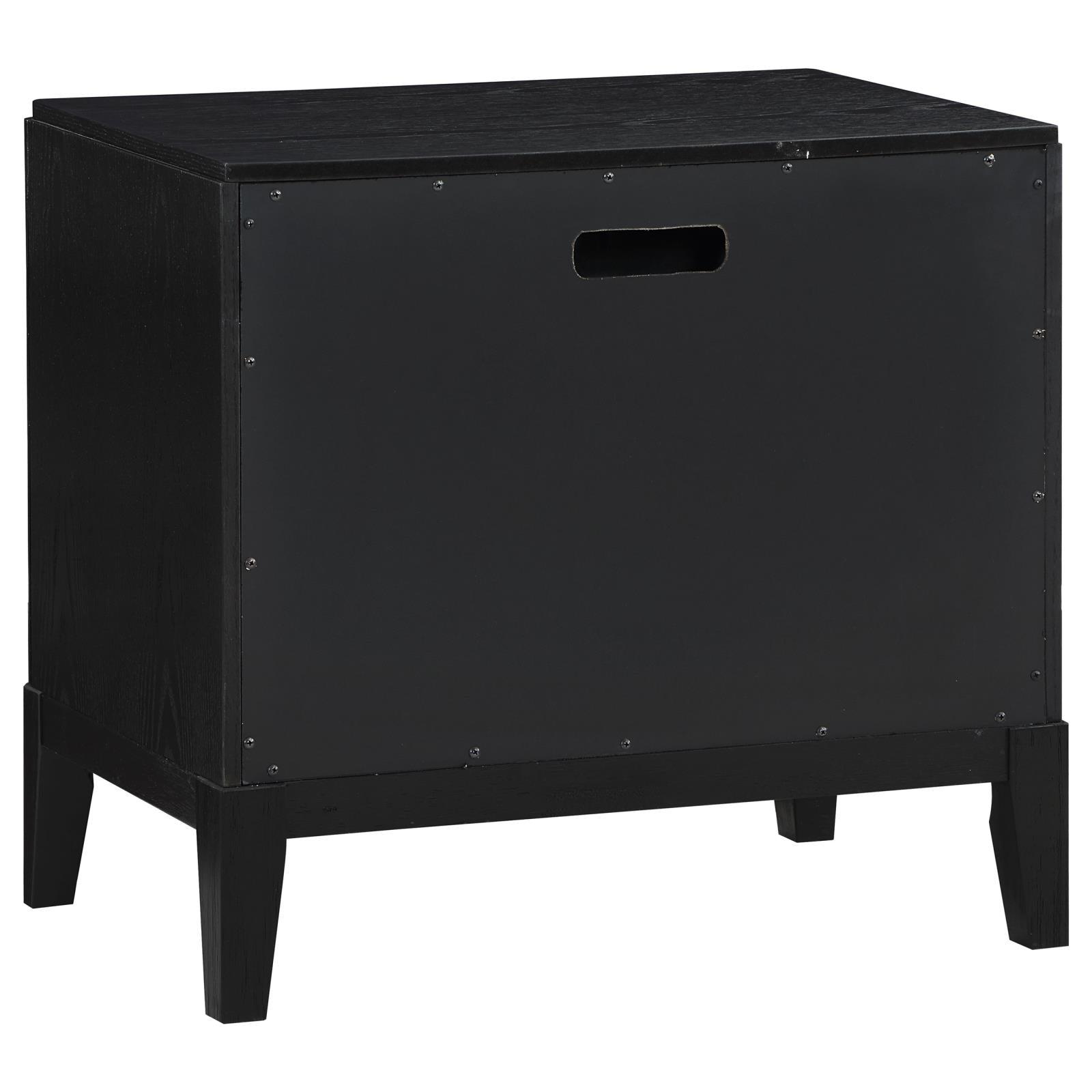 Brookmead nightstand top surface with decorative items