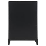 Brookmead chest drawers fully extended with metal glides