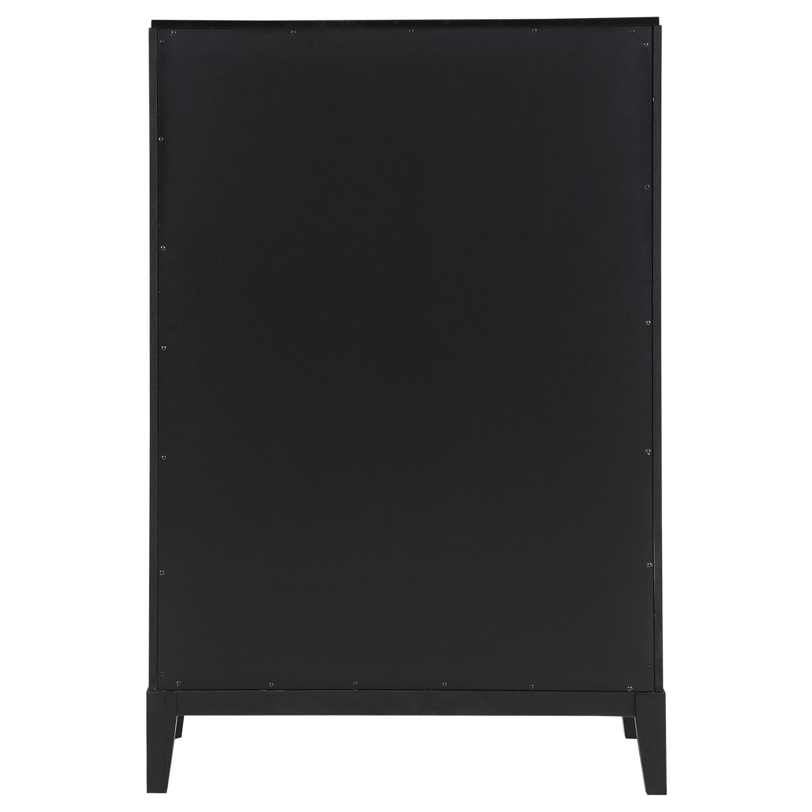 Brookmead chest drawers fully extended with metal glides