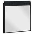 Brookmead Black Wooden Dresser Mirror front view