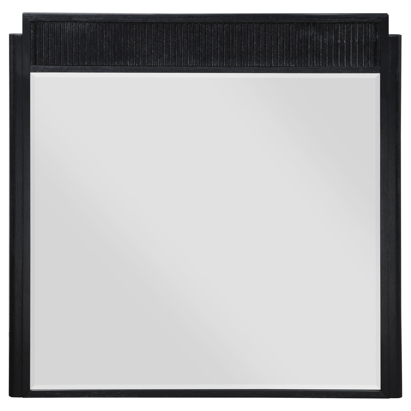 Brookmead Dresser Mirror black frame close-up