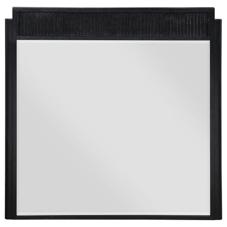 Brookmead Dresser Mirror black frame close-up