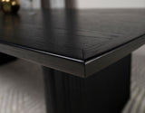 Brookmead table showing extension leaf being inserted