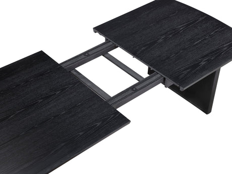 Brookmead table legs and base in black finish