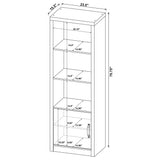 Detailed view of laminate surface and pull handles