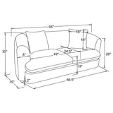 Delroy 2-Piece Stationary Sofa Set in Aubergine Polyester — product image 8