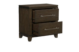 Griggs Dark Brown Panel Bedroom Set bed bedroom view