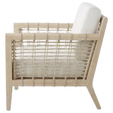 Cantu Seagrass Accent Chair White and Weathered Natural — product image 5
