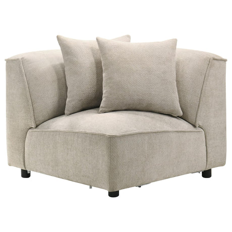 Crane 5-piece Modular Sectional Sofa Beige — product image 11