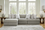 Avaliyah Ash 3-Piece Sectional with Ottoman — product view