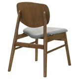 Benford Dark Brown Upholstered Dining Side Chair Set of 2 — product image 8