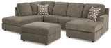 O'Phannon Putty 2-Piece Sectional with Ottoman — product image 2