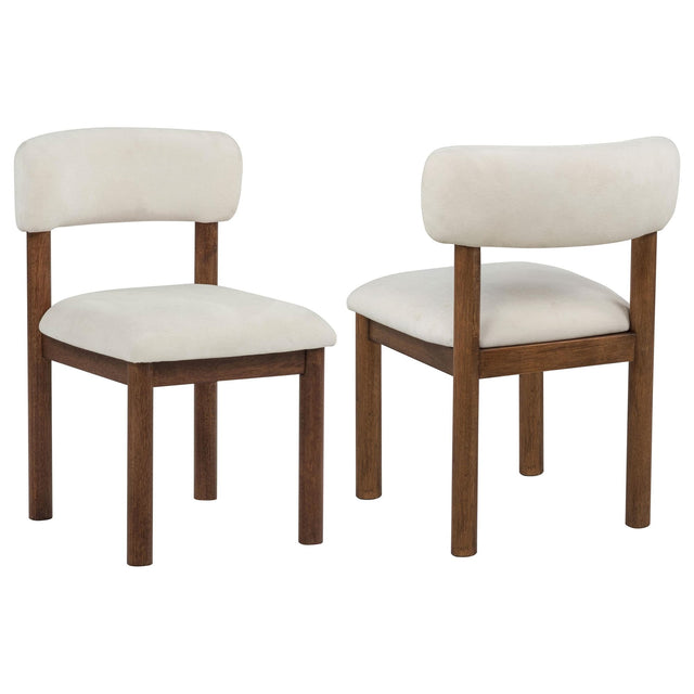 Faulkner Cream Upholstered Dining Side Chair Set of 2 — product view