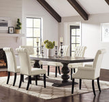 Phelps Ivory Rectangular Dining Room Set with Table and 4 Side Chairs — product image 2