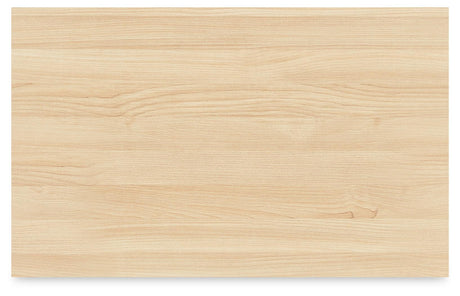 Back view of Cabinella Tan Chest of Drawers