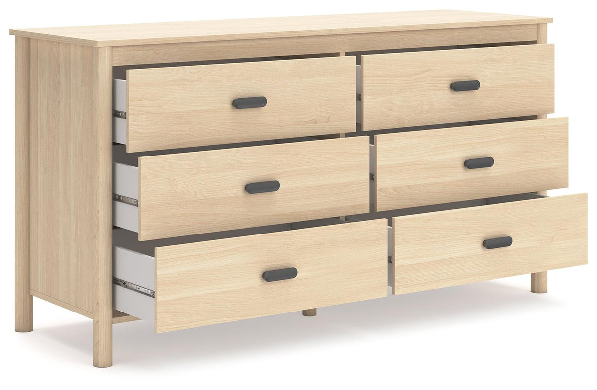 Cabinella dresser round post legs detail