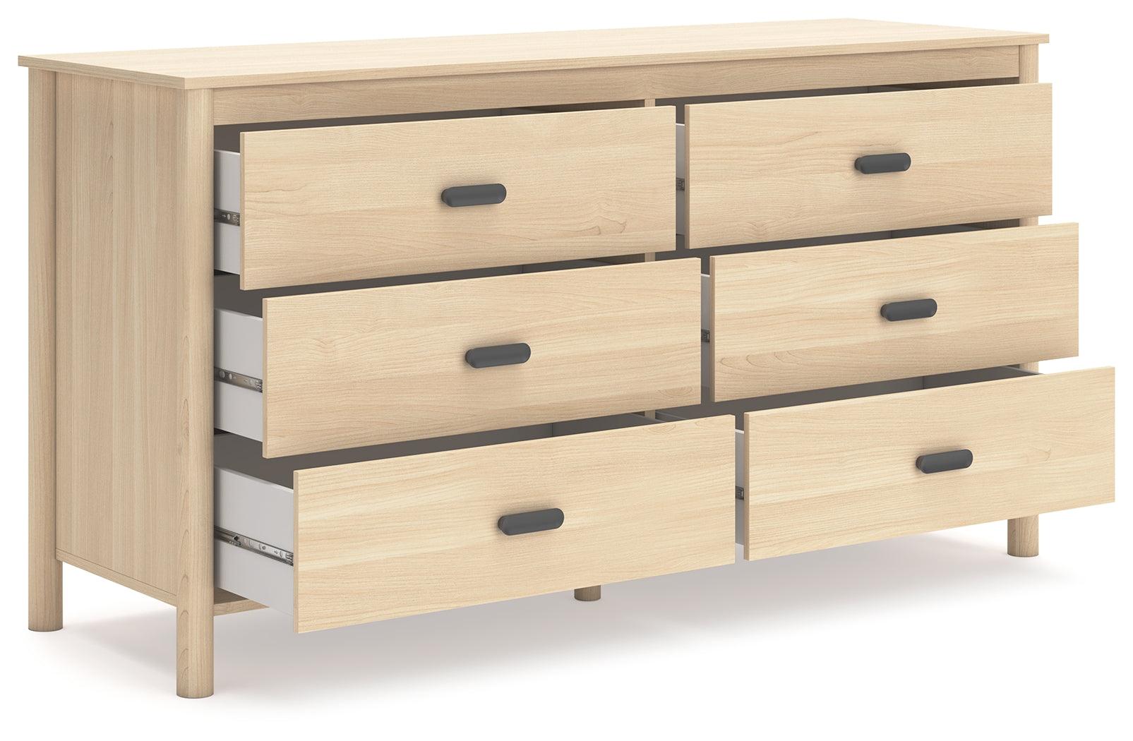 Cabinella dresser round post legs detail