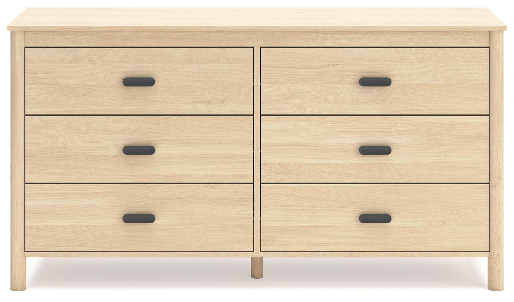 Drawer partially open showing vinyl wrapping