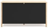 Top view of cabinella tan dresser surface