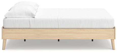 Cabinella Full Size Platform Bed angled view