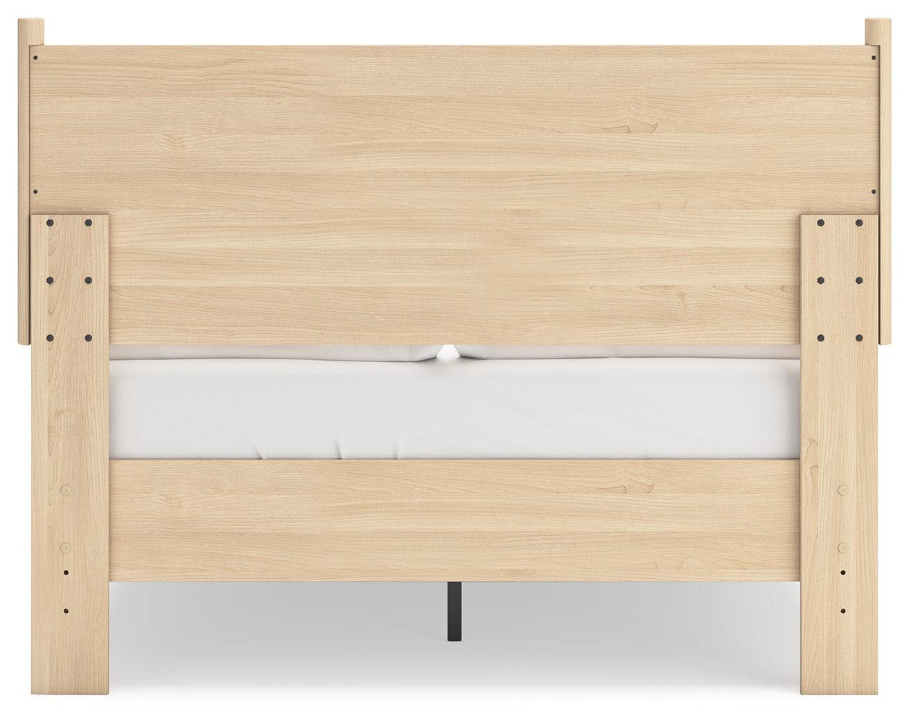 Engineered Wood Full Panel Bed with Laminate