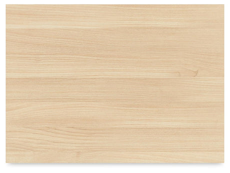 Cabinella Tan Nightstand corner detail showing round post leg