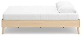 Engineered wood construction of Cabinella platform bed